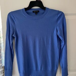 Banana Republic Women's Classic Blue Crew Neck Sweater